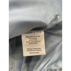 Shona Joy 'Irena' Blue Tailored Fitted Twill Vest Size 6