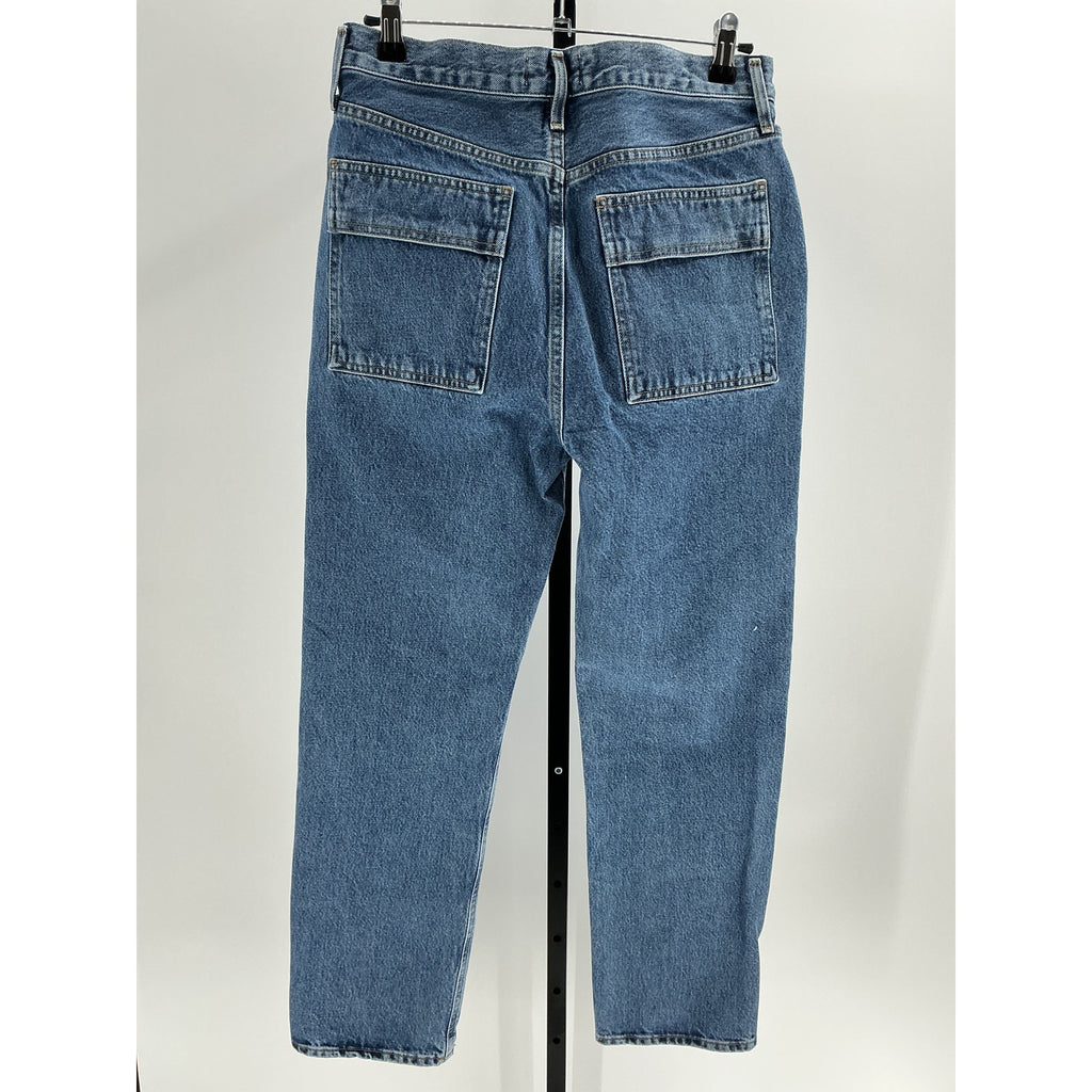 Agolde Cooper 'Cargo' Blue Cotton Jean Size 26