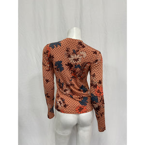 Ulla Johnson 'Eve' Brown Rayon Top Size S