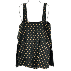 Reformation Linen Polka Dot Black Kristen Set Size S
