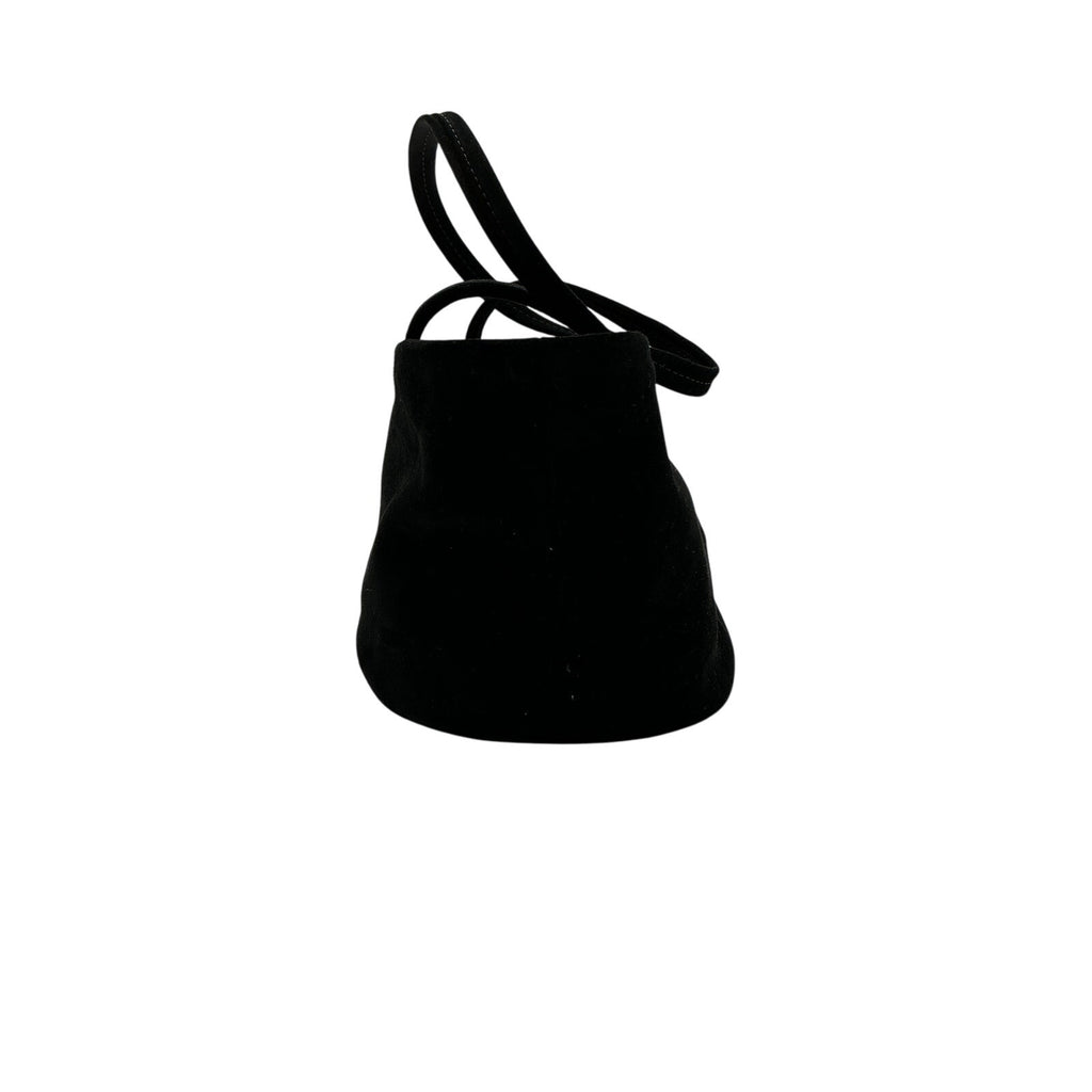 Donni. 'The Lady' Black Suede Bag