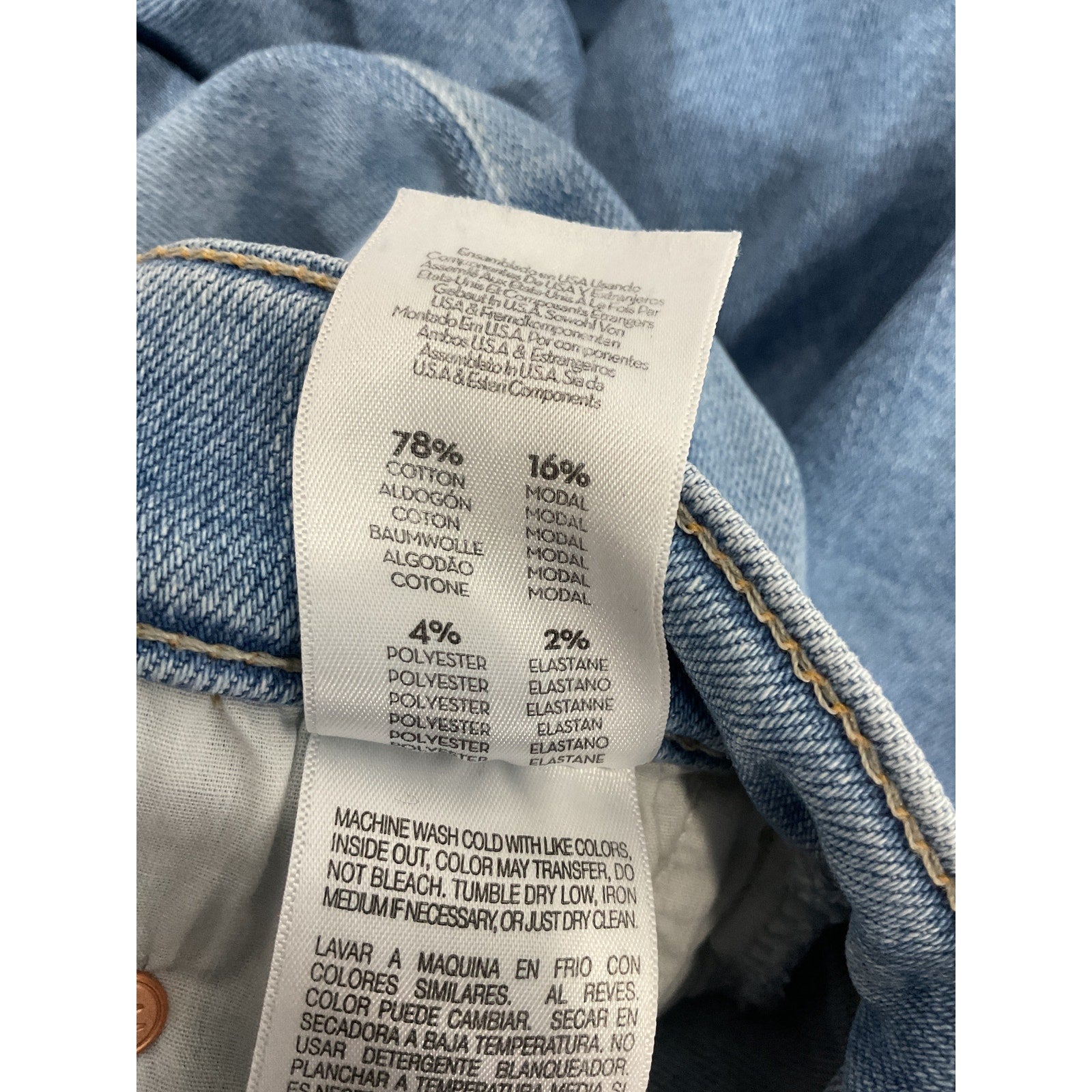 Mother 'The Tripper' Blue Flood Denim Jeans Size 27