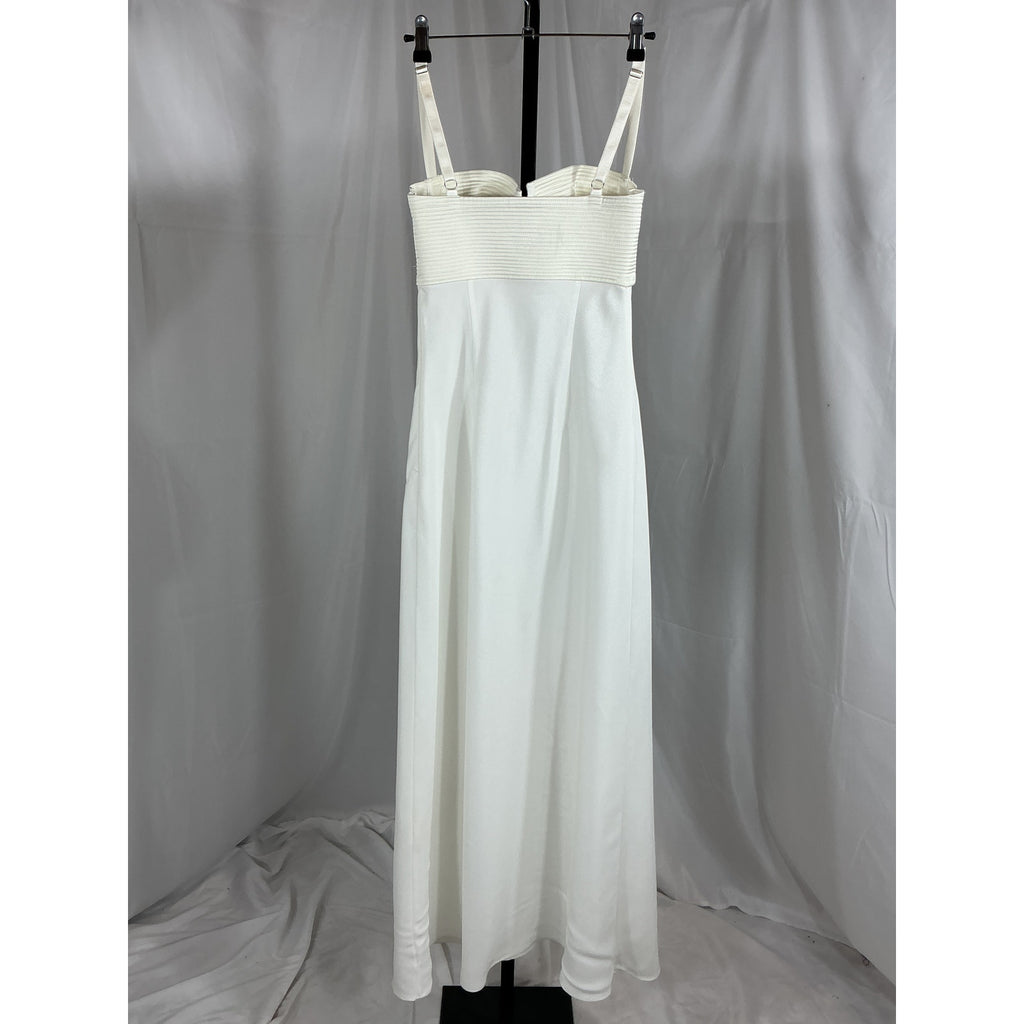 Anna October 'Veronique' White Polyester Maxi Dress Size XS