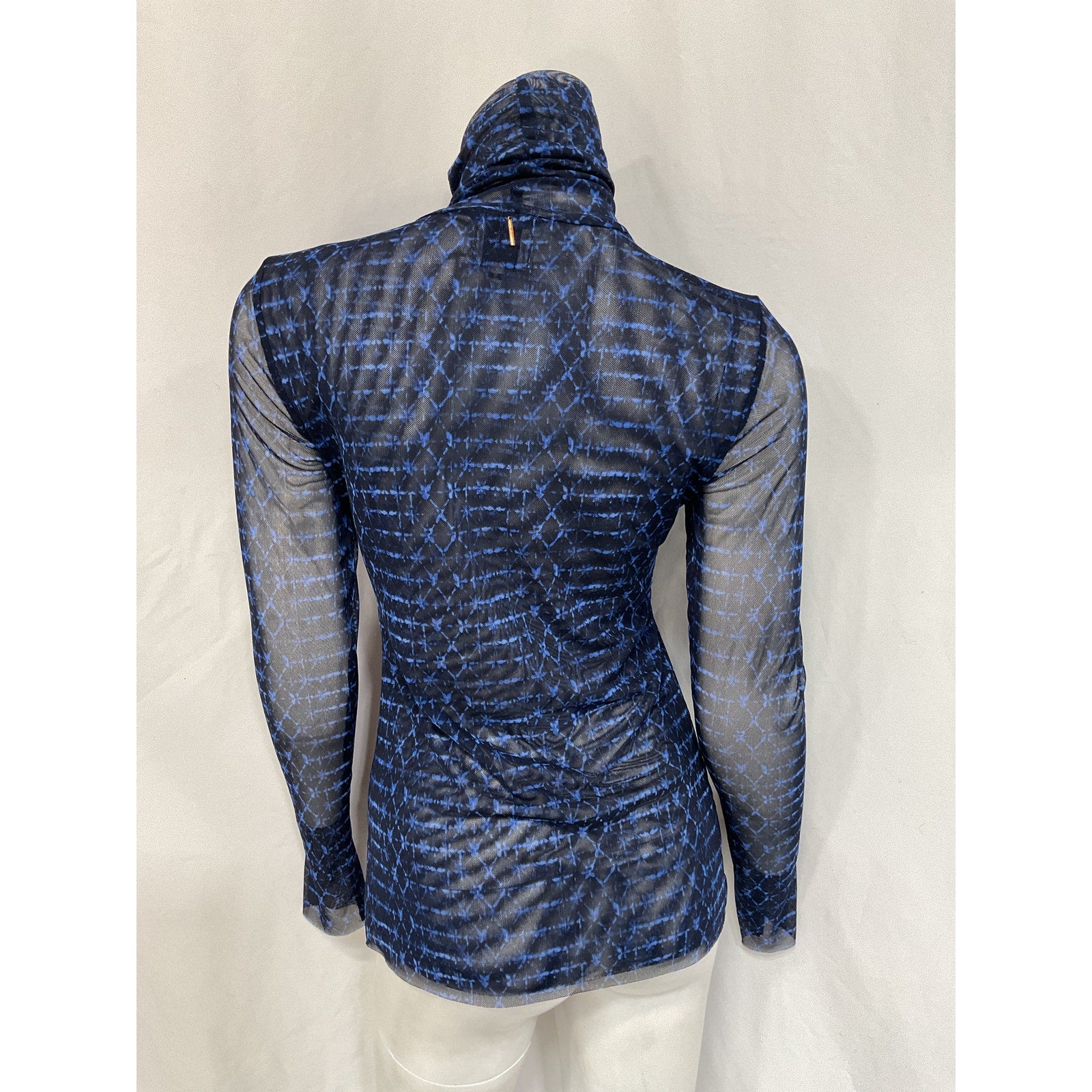 Misa Los Angeles 'Nadja' Blue Top Size S