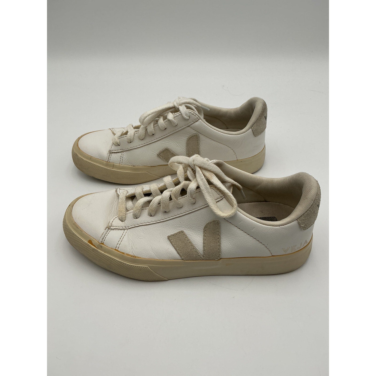 Veja 'Campo' White Rubber Sneaker Size 7