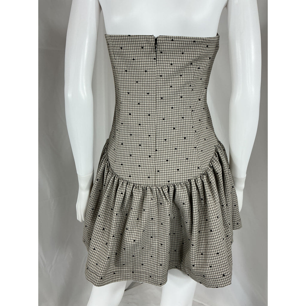 Majorelle 'Kirra' Grey Polyester Mini Dress Size S