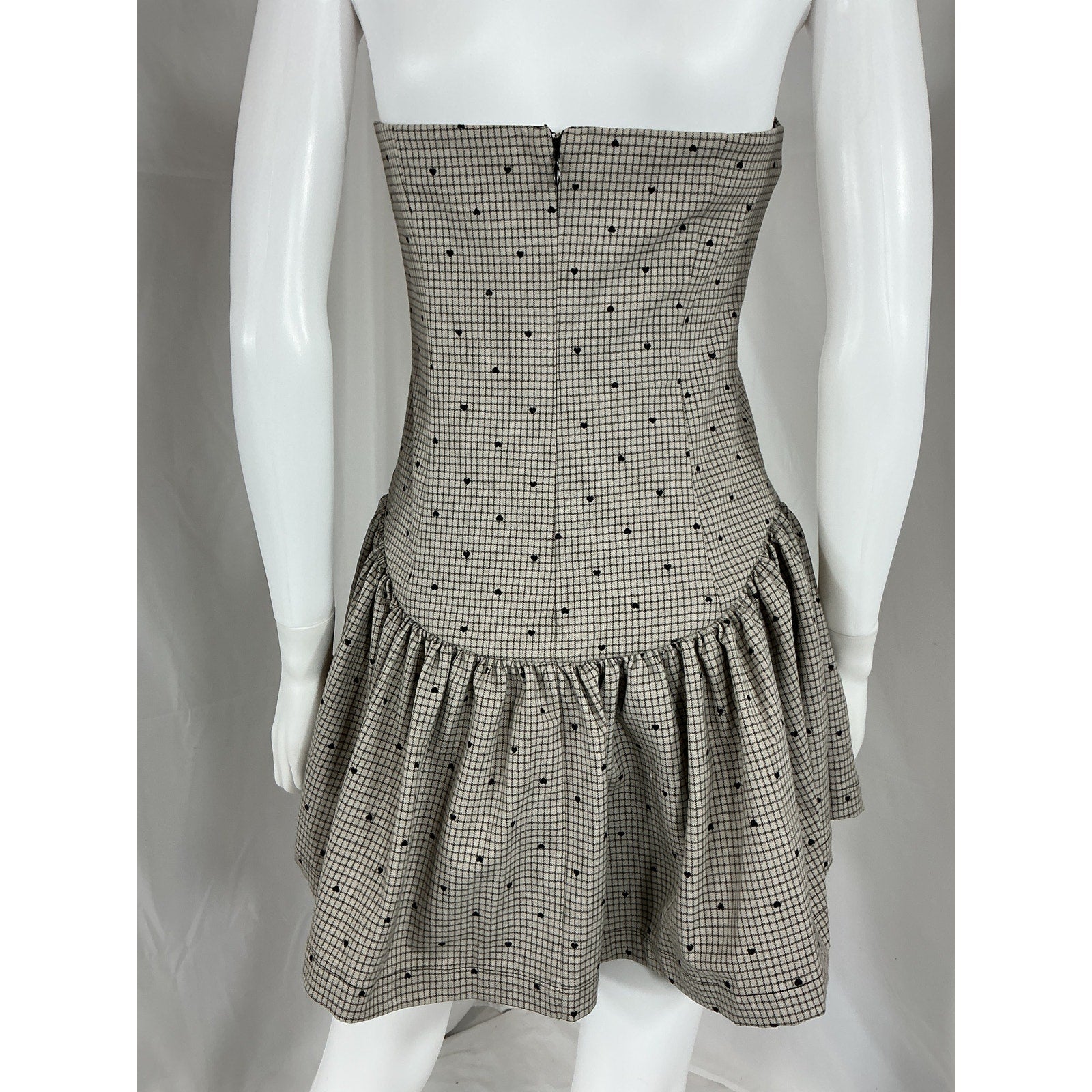 Majorelle 'Kirra' Grey Polyester Mini Dress Size S
