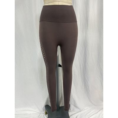 Alo Yoga Seamless Black High-Waist 7/8 Open Air Legging Size XXS