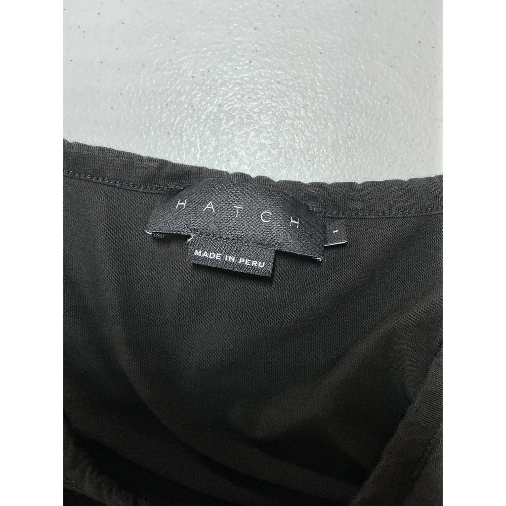 Hatch 'The Luxe' Black Cotton Nursing Tee Size 1