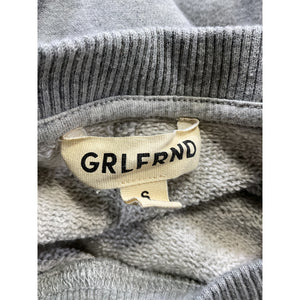 Grlfrnd Cozy Heather Grey Femme Sweatshirt Dress Size S