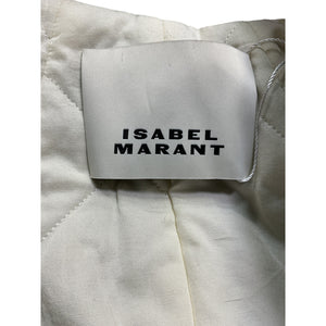 Isabel Marant 'Odelino' Black Wool Leopard-Print Jacket Size 34