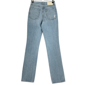 Grlfrnd Classic Blue Harlow High Rise Boot Denim Jeans Size 23