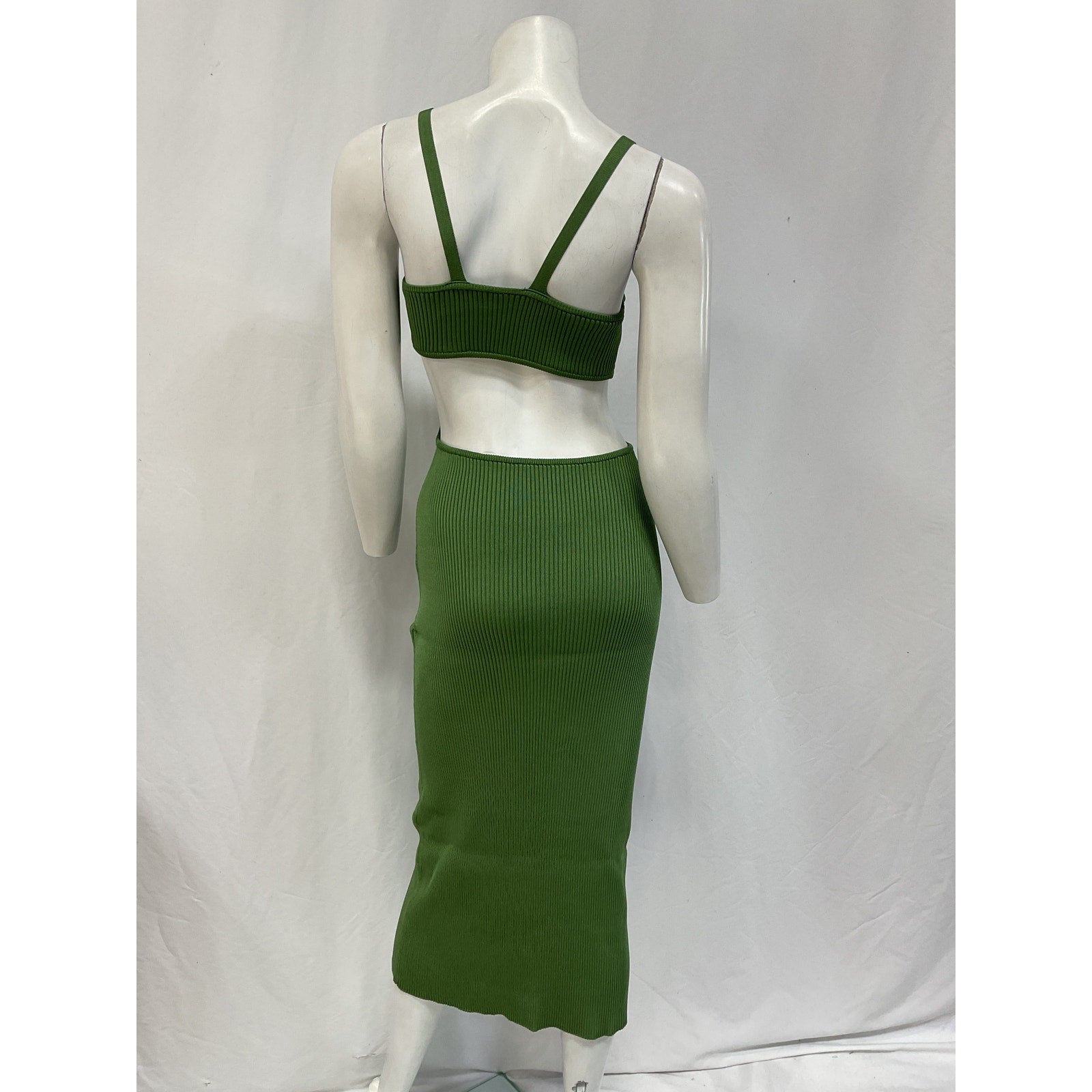 Cult Gaia 'Serita' Green Back Cut Out Dress Size XS