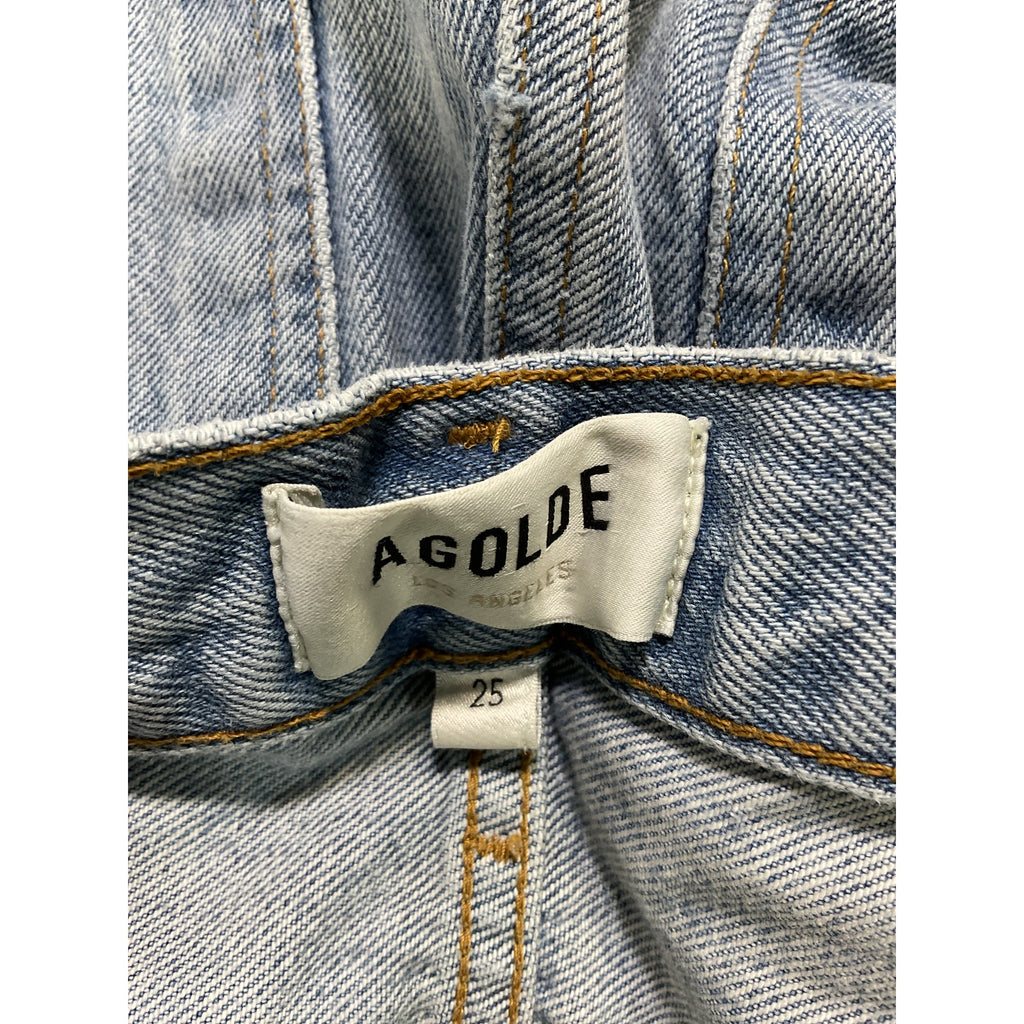 Agolde '90's' Blue Mid Rise Loose Fit Denim Jean Size 26