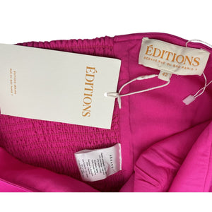 Sézane Strapless Fuchsia Andreine Top Size 42