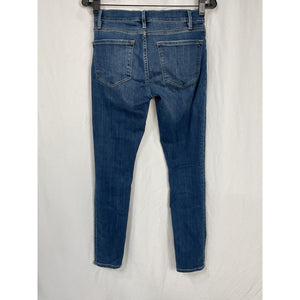 Frame 'Le' Blue Cotton Skinny De Jeanne Jeans Size 26