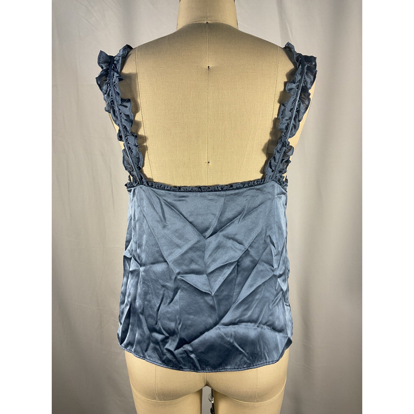 Cami Nyc 'Clover' Blue Silk Cami Size S