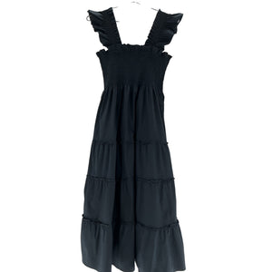 Hill House Home Smocked Black Ellie Nap Dress Size M