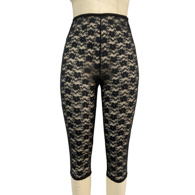 Majorelle 'Cristina' Black Nylon Cropped Pant Size S