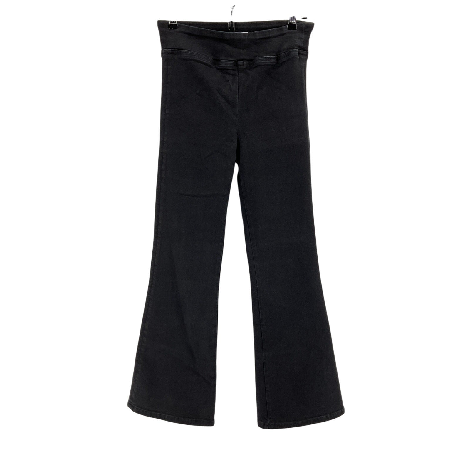 Frame Jet Set Crop Black Cotton Mini Boot Pant Size 0