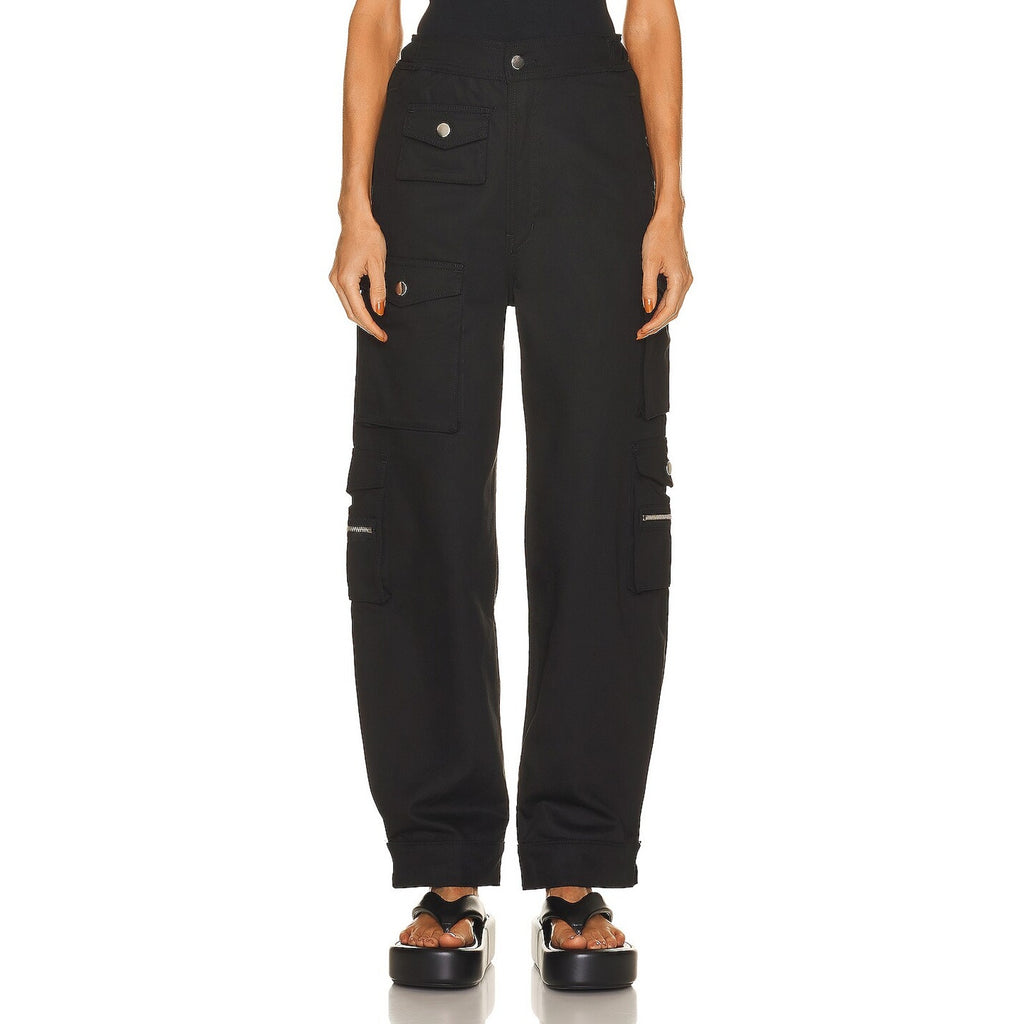 Eb Denim Cargo Black Cotton Pants Size XS
