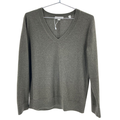 Vince Cashmere Green V-Neck Sweater Size S/P