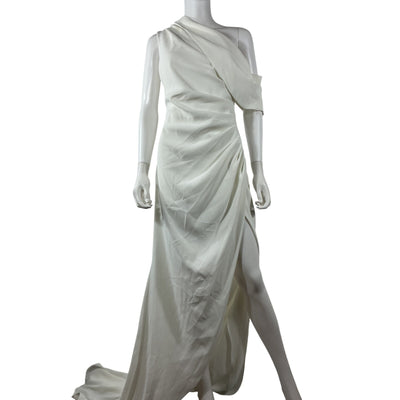 Elliatt Draped White Isadora Gown Size S