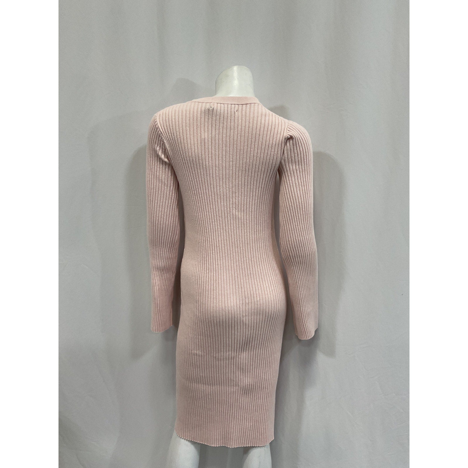 Hatch 'The Lydia' Beige Cotton Sweater Dress Size 0