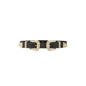 B-Low The Belt Western Black Bri Bri Belt Size S
