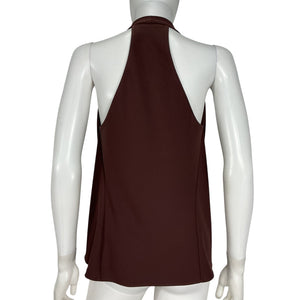 A.L.C. Draped Brown Dixon Top Size 2