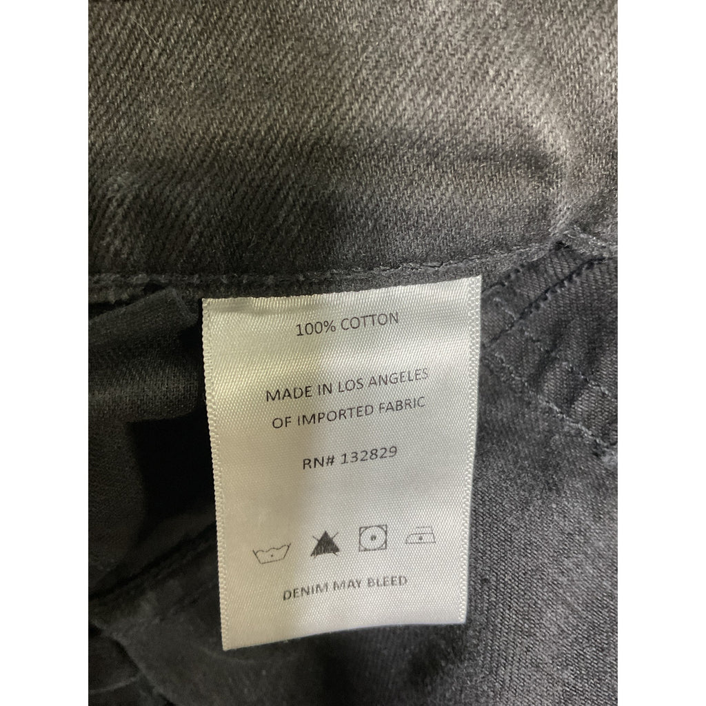 Grlfrnd 'Amara' Black Maxi Pencil Skirt With Back Slit Size 24