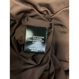 House Of Harlow 1960 'Ovelia' Brown Velvet Dress Size M