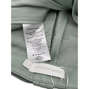 Simkhai Vegan Leather Teal Pauline Size 4 Pants