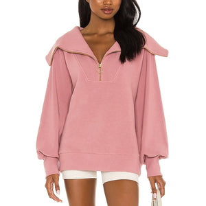 Varley 'Vine' Pink Cotton Pullover Size XS