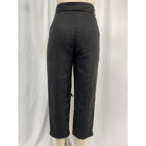 Majorelle 'Whitley' Black Linen Pants Size XXS