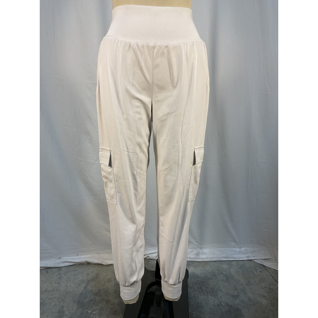 Cinq A Sept Faux Leather White Polyester Giles Pants Size XS - NWT