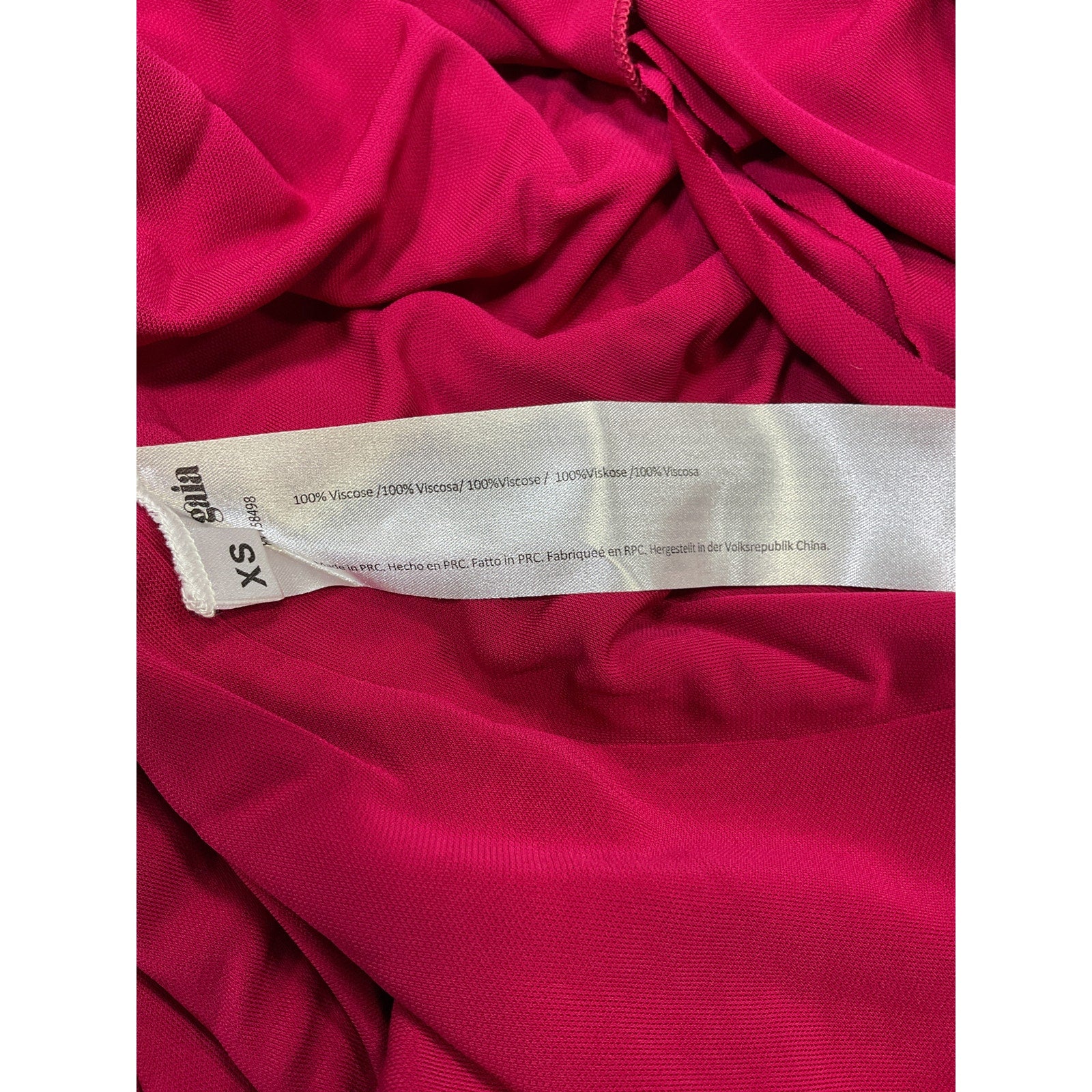 Cult Gaia 'Zinna' Pink Cut Out Crepe Gown Size XS - NWT