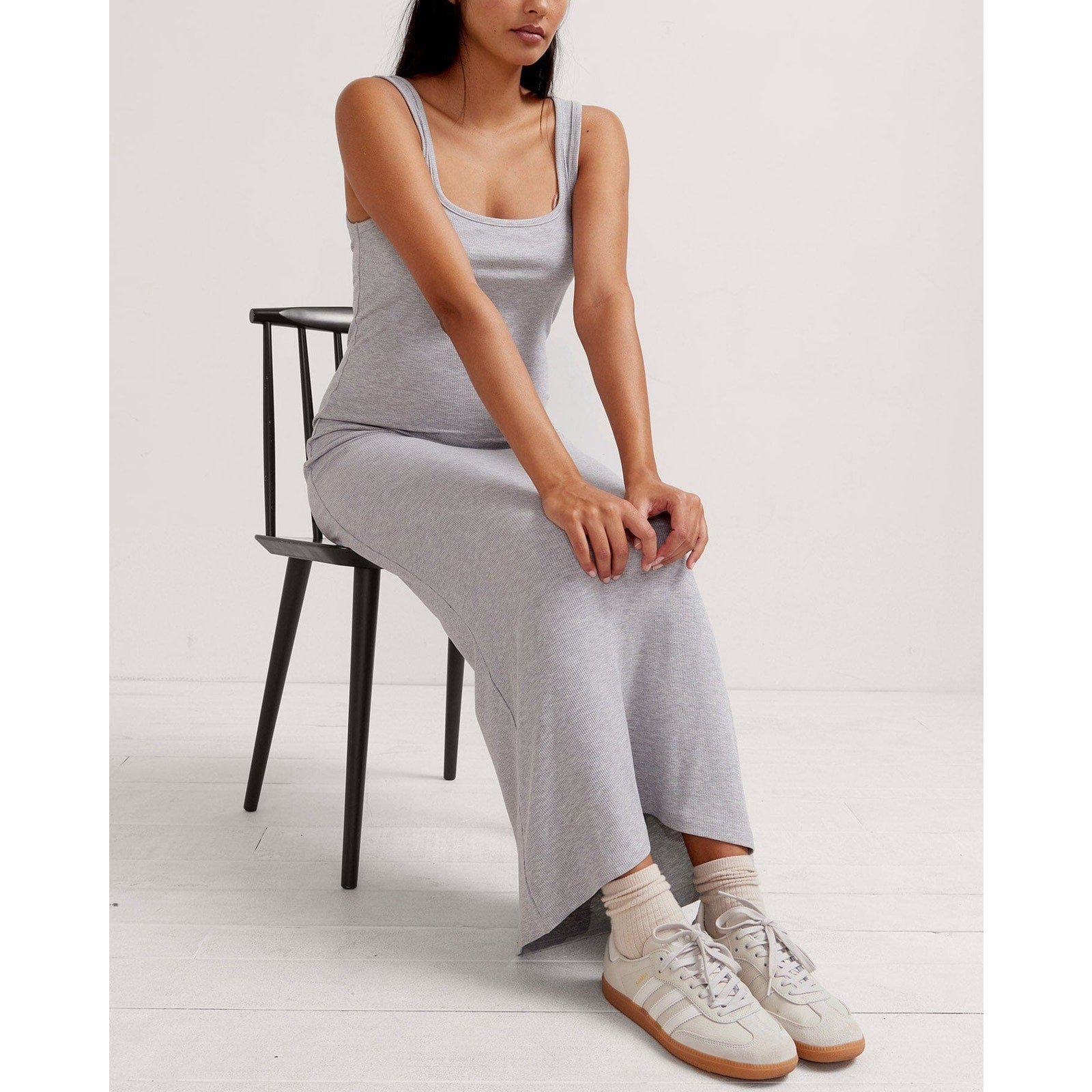 Hatch 'The Long Body' Grey Tank Dress Size 0