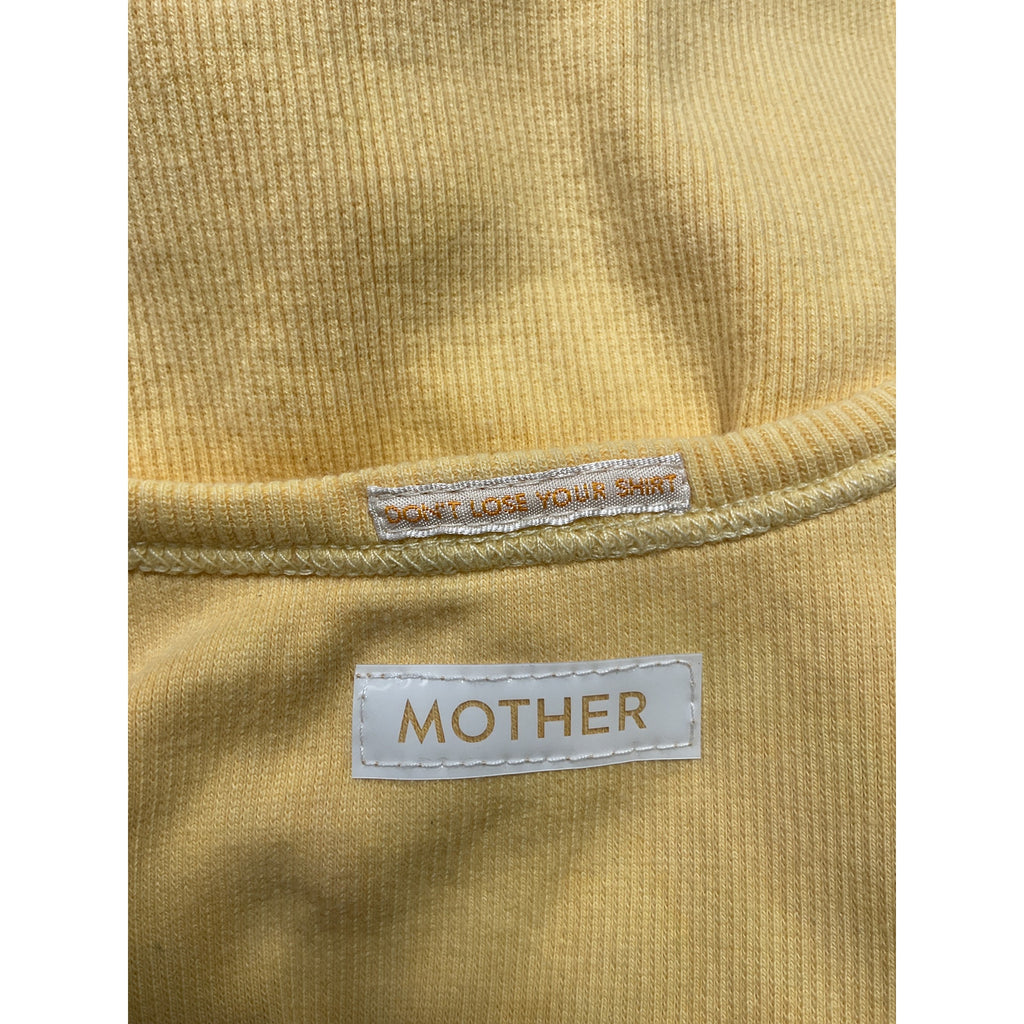 Mother 'The Yippie' Beige Cotton Tank Top Size S