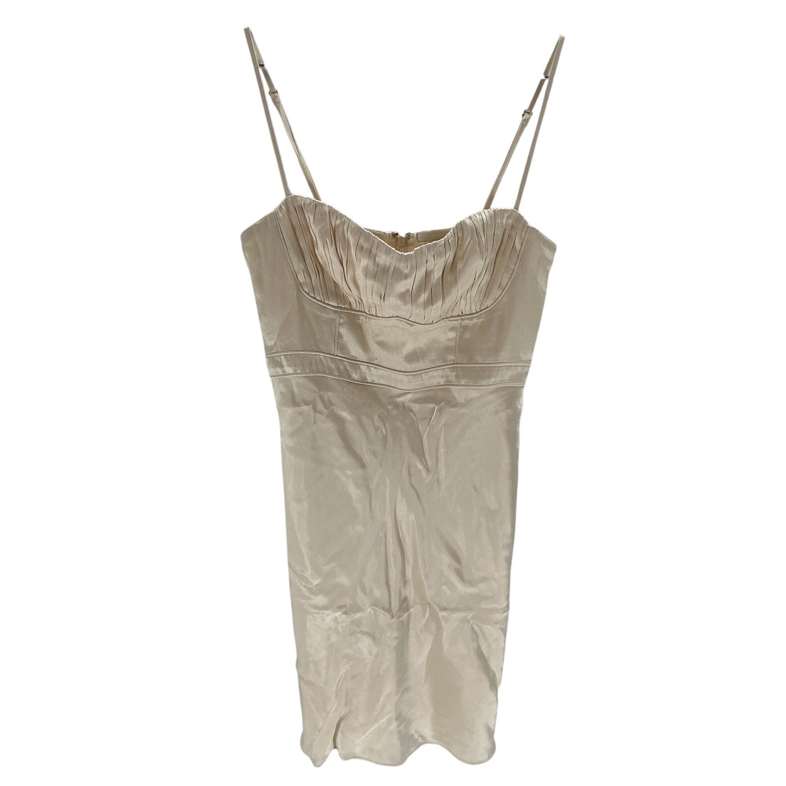 Shona Joy 'La Lune' Cream Lenzing Ecovero Bustier Mini Dress Size 4