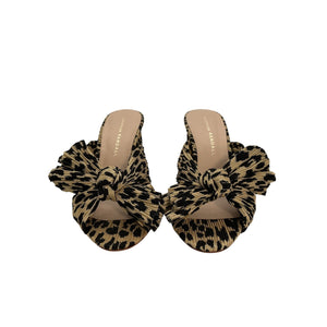 Loeffler Randall Chic Multicolor Penny Knot Mules Size 5