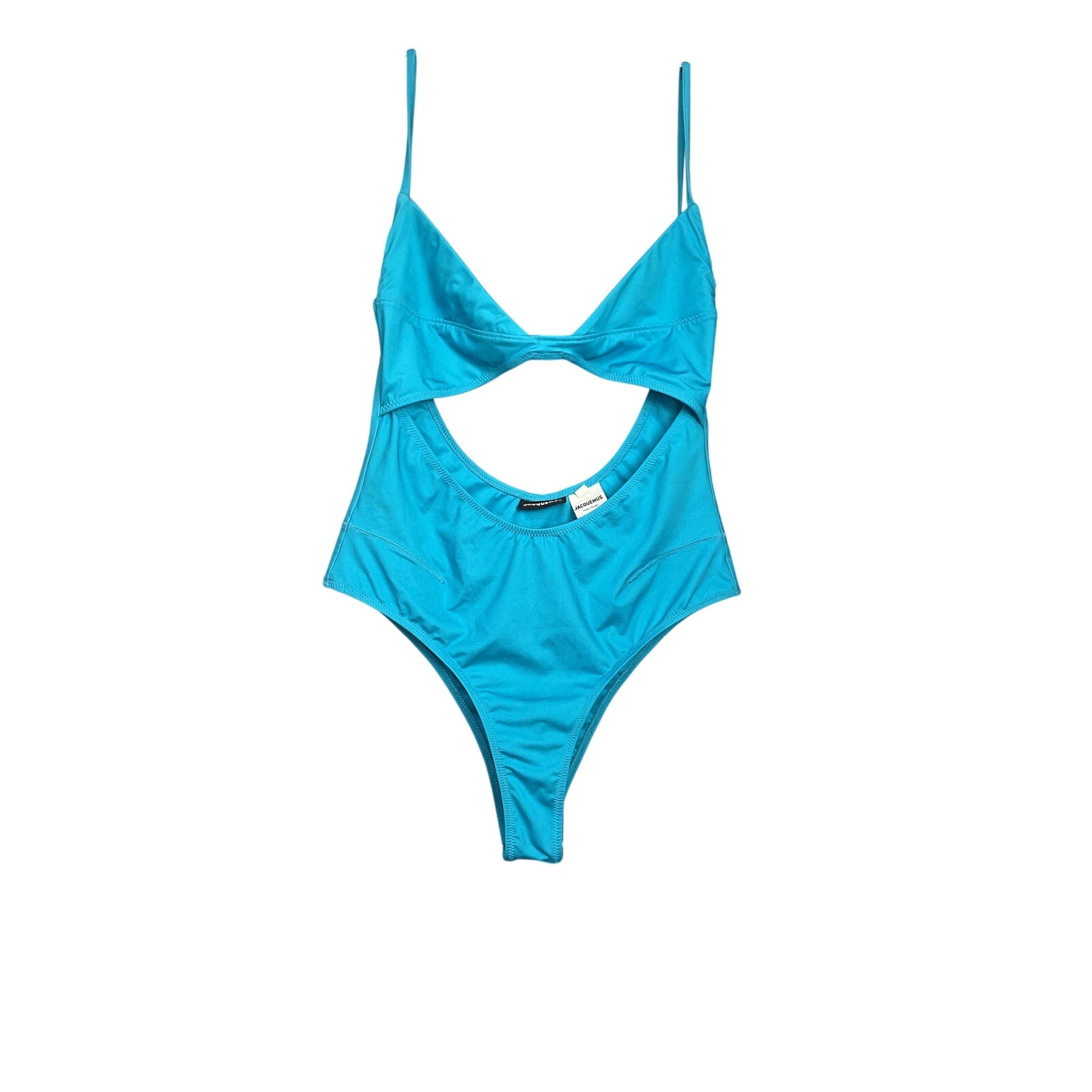 Jacquemus Le Maillot Blue Polyester Aranja Bodysuit Size M