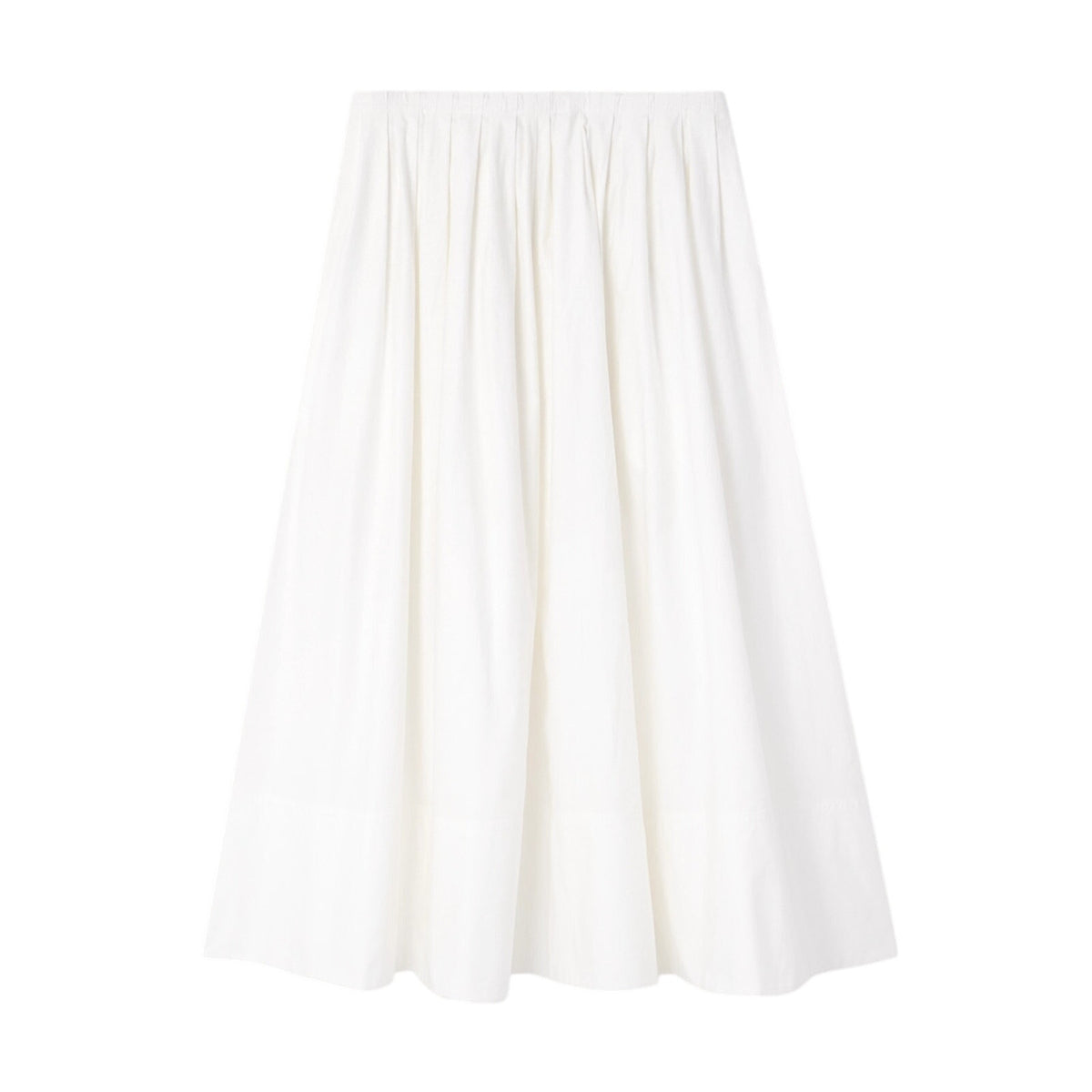Proenza Schouler White Label Pleated White Austin Midi Skirt Size 2