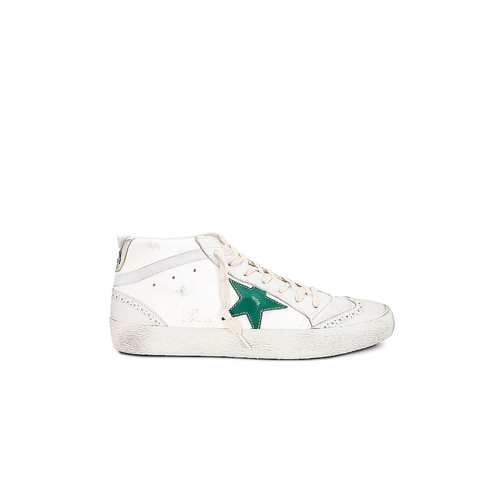 Golden Goose White Leather Mid Star Sneaker Size 8