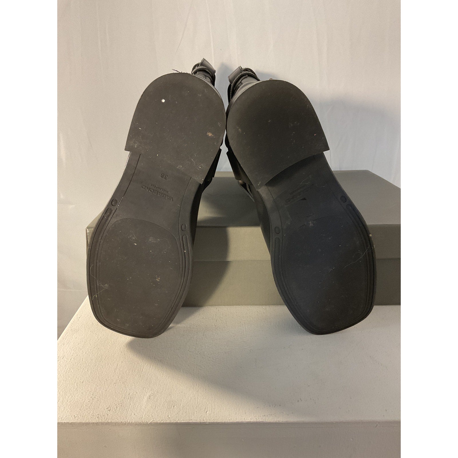 Vagabond Shoemakers 'Daniella' Black Leather Boot Size 8