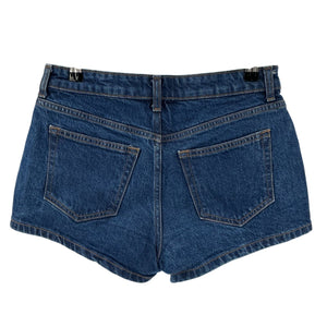 Reformation Stretch Blue Annie Shorts Size 26