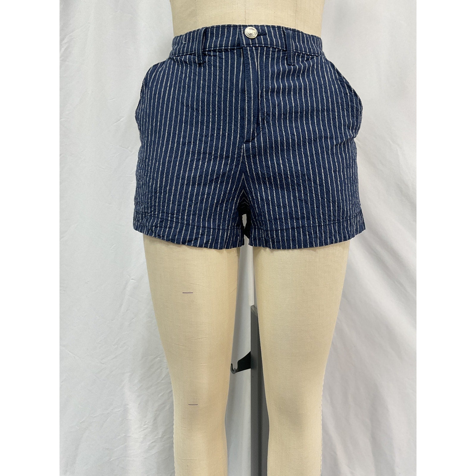 L'Agence 'Jameson' Blue Cotton Short Size 27
