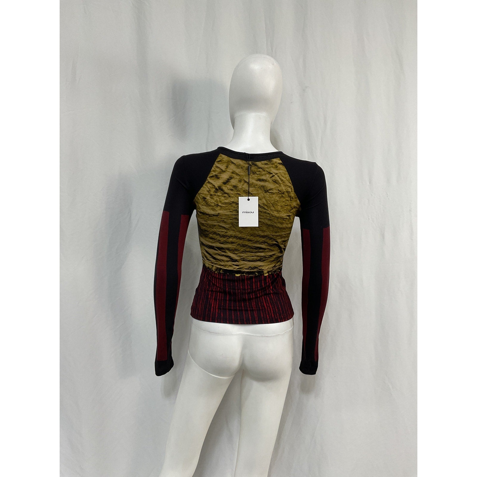 Miaou Long Sleeve Gold Tencel Tee Size XS - NWT