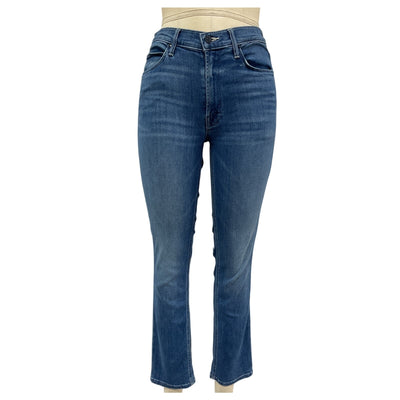 Mother Classic Blue Dazzler High Waist Ankle Straight Leg Denim Jeans Size 27