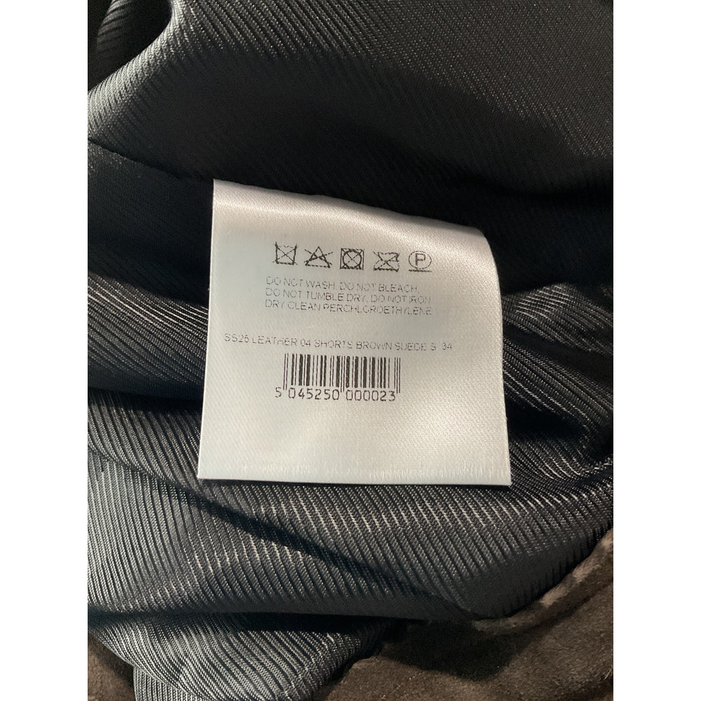 Magda Butrym 'Suede' Brown Shorts Size FR 34 / US 2